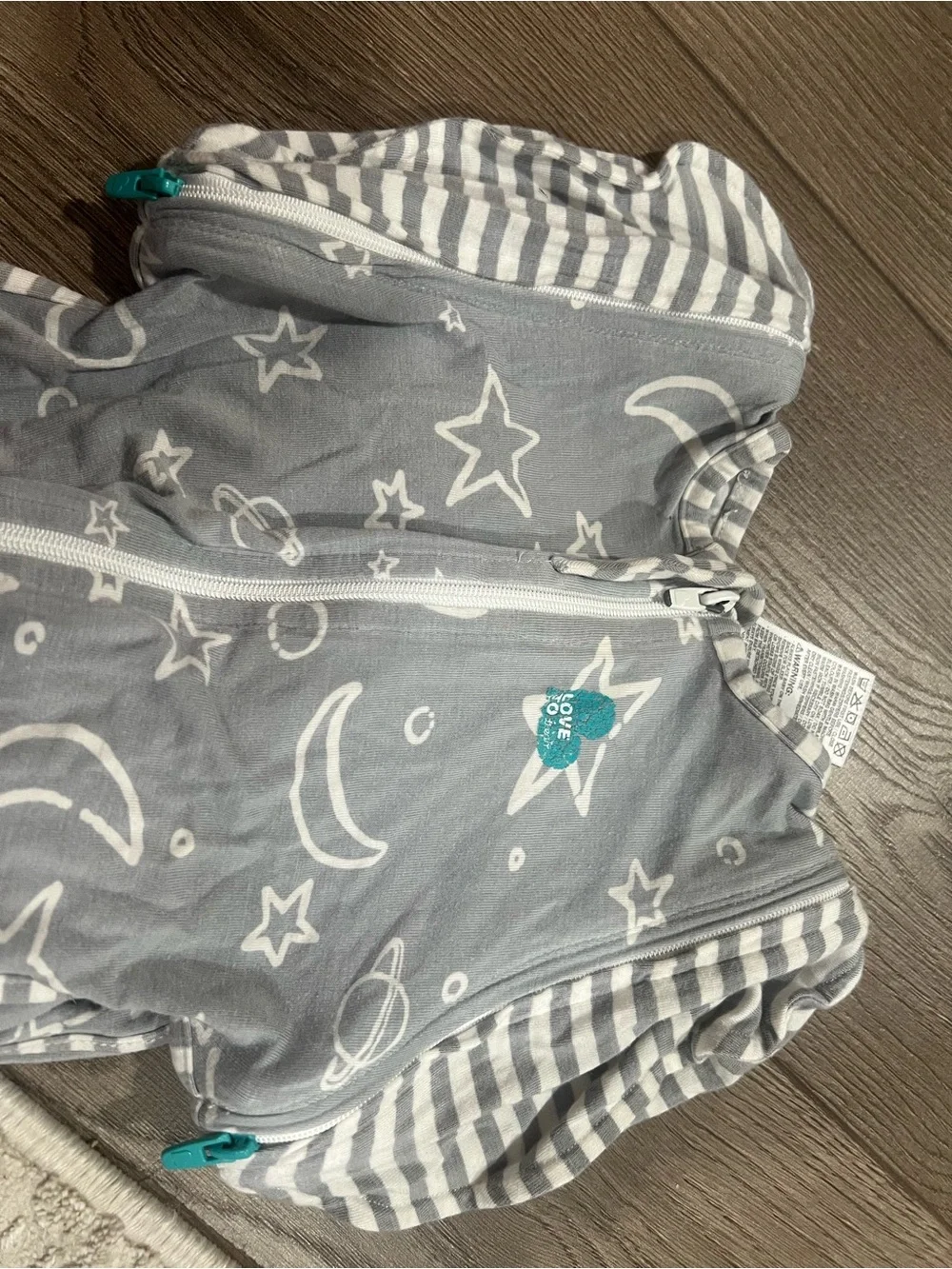 Love to Dream Swaddle Up silky sleep sack